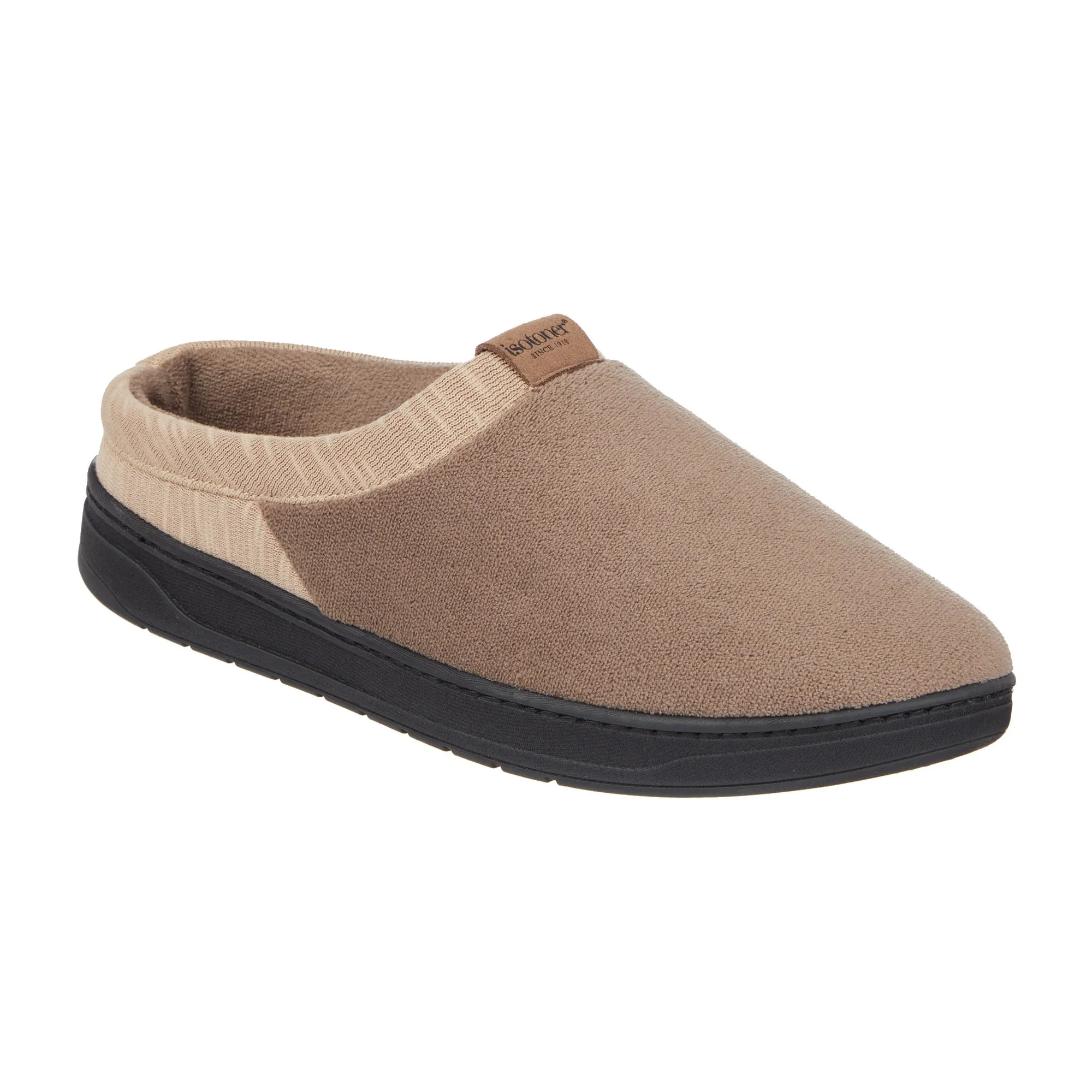 Men's Microterry Jake Clog Slipper with Gel Infused Memory Foam