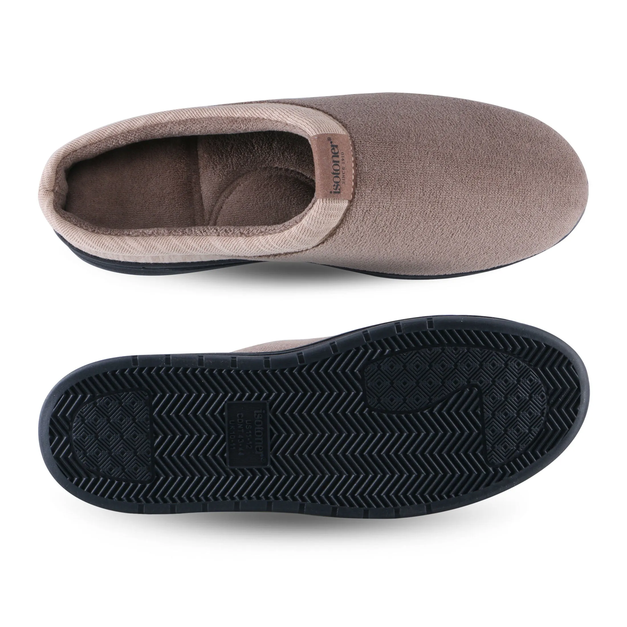 Men's Microterry Jake Clog Slipper with Gel Infused Memory Foam
