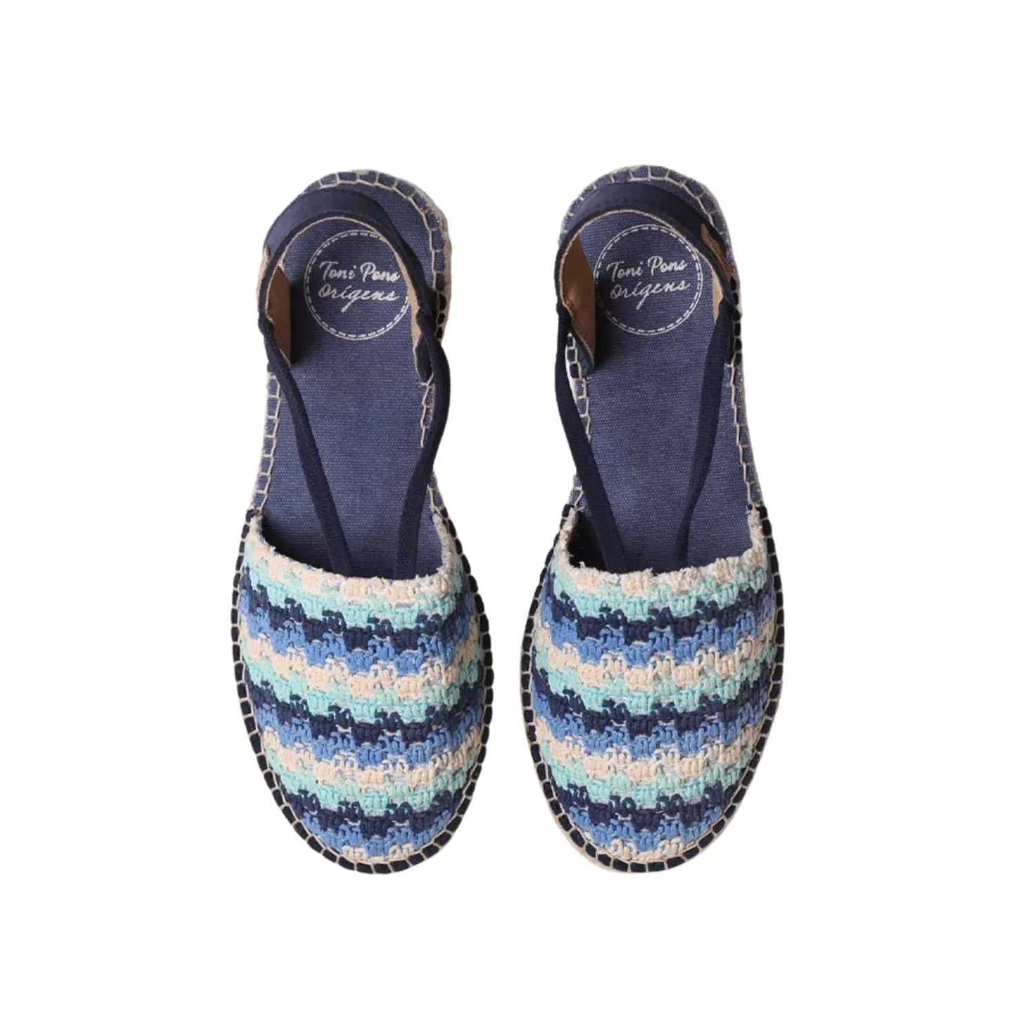Multicolored Cotton Blend Espadrilles For Women - Emilia