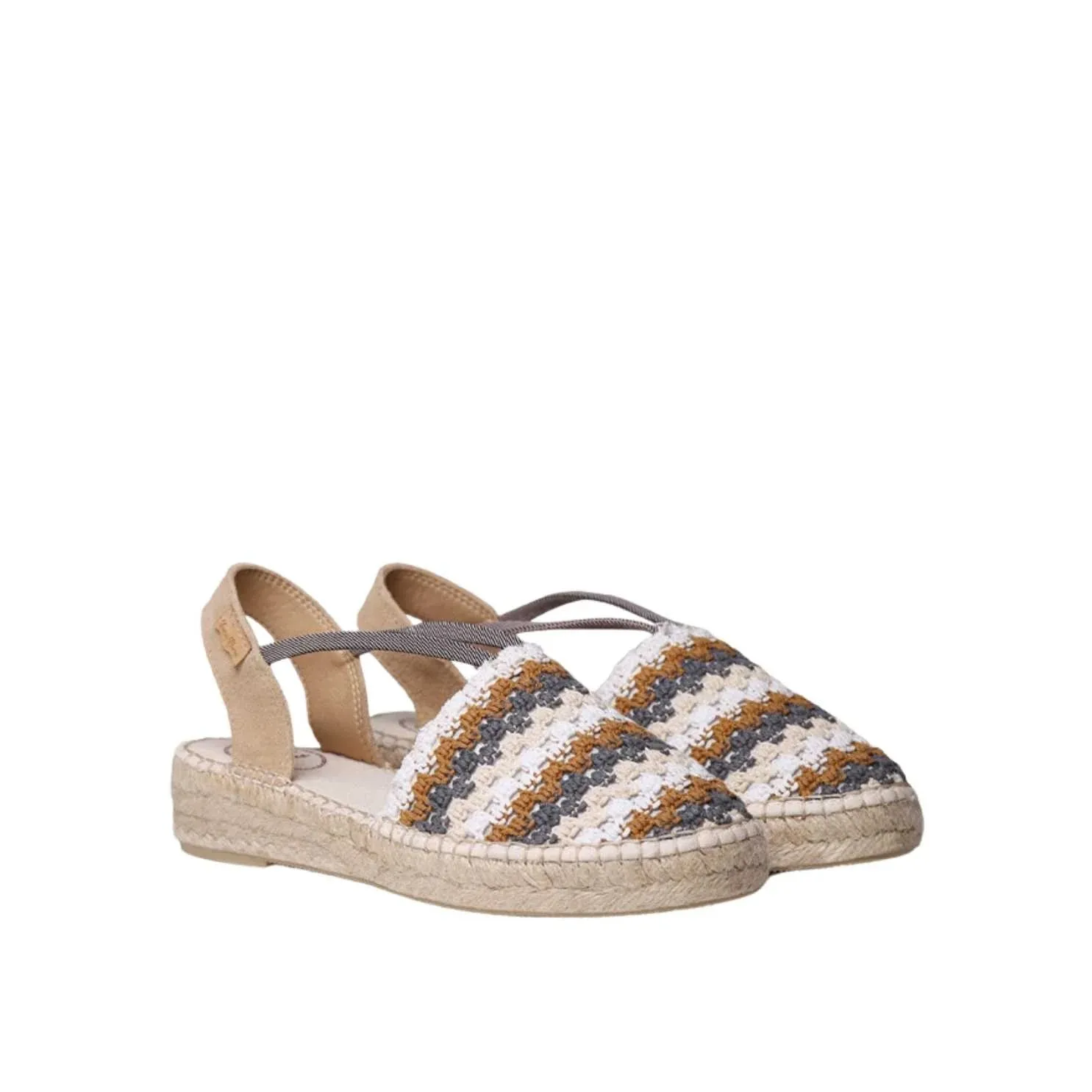 Multicolored Cotton Blend Espadrilles For Women - Emilia