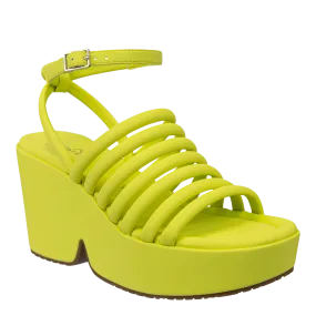 NAKED FEET - ANTIPODE in YELLOW Heeled Sandals