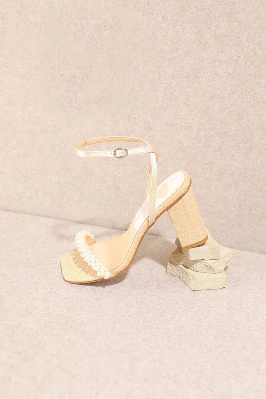 NEWEST ARRIVAL Off White Pearl Heels