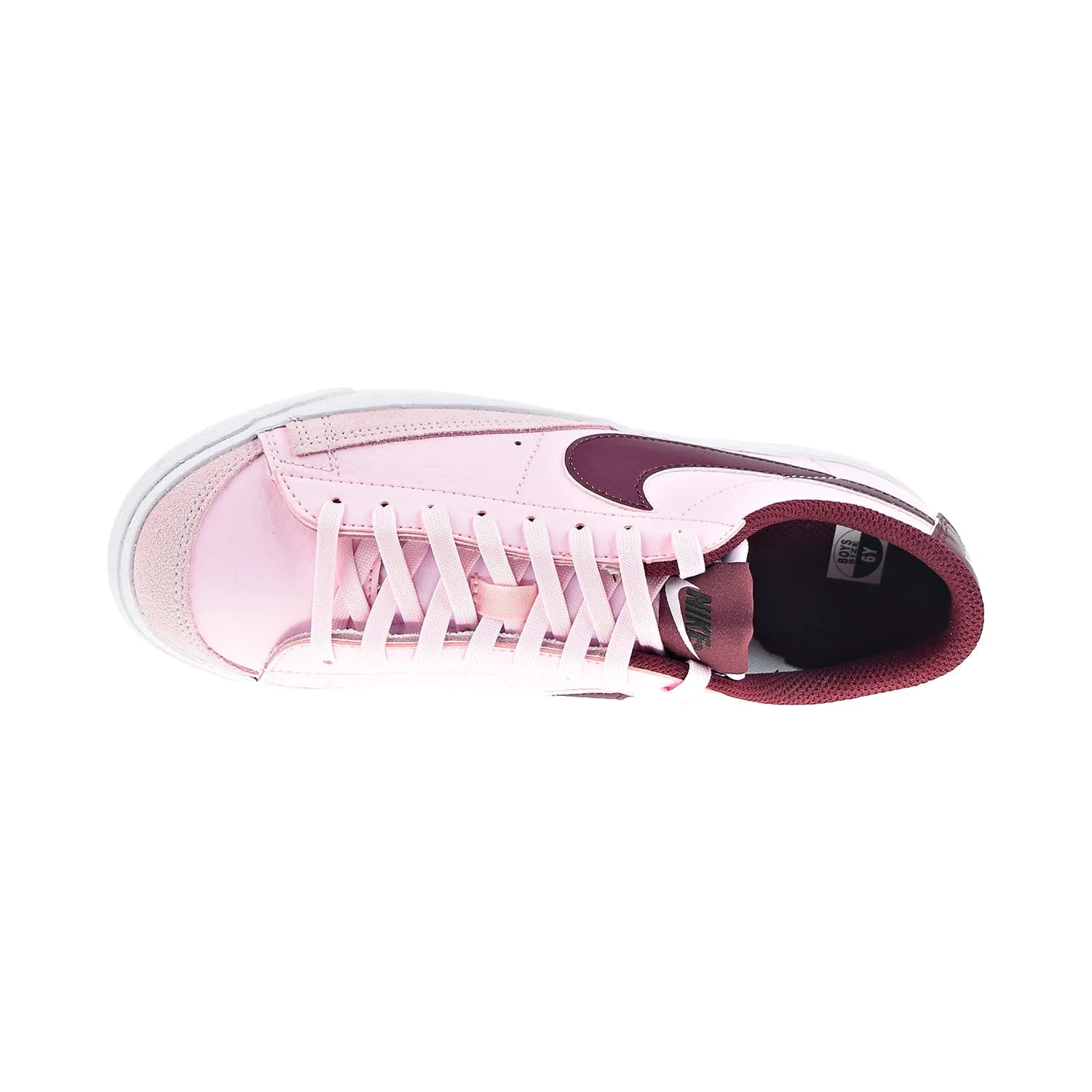 Nike Blazer Low '77 (GS) Big Kids' Pink Foam-Dark Beetroot
