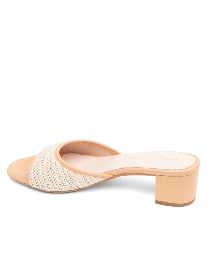 Patricia Green - Sienna Raffia Block Heel