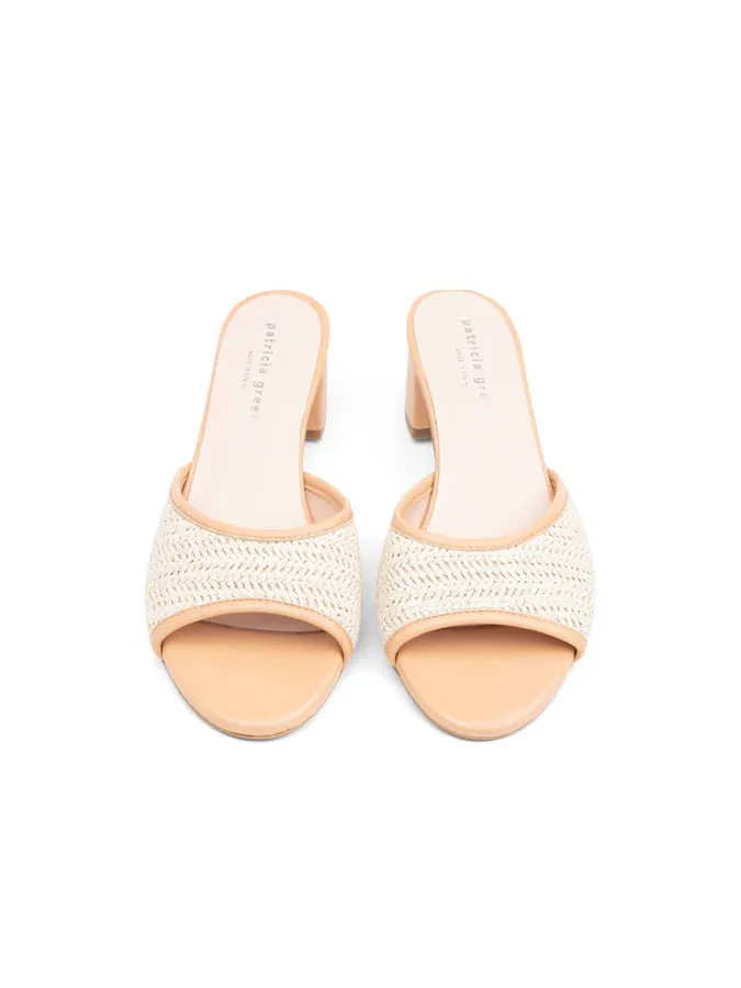 Patricia Green - Sienna Raffia Block Heel