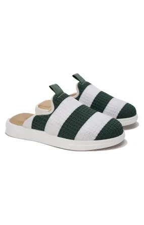 Pelli Waffle Slippers   Lawn Cabana Waffle Terry/Lily