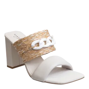 PROPRIETY in RAFFIA Heeled Sandals