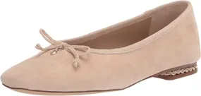 Sam Edelman Marisol Cappuccino Squared Toe Slip On Classic Leather Ballet Flats