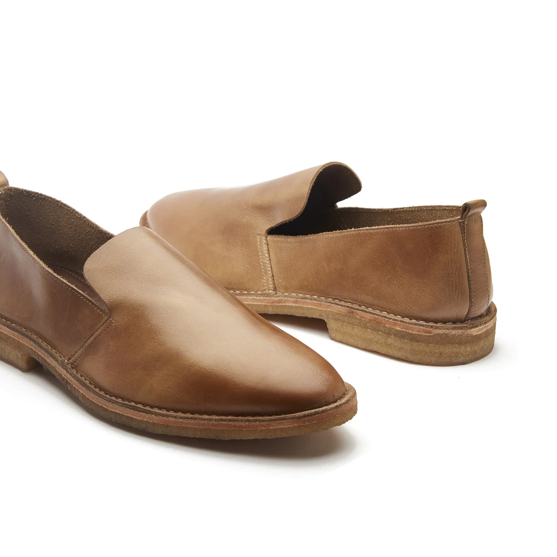 Travers, All in One Slipon - Natural Chromexcel | Summer Classics