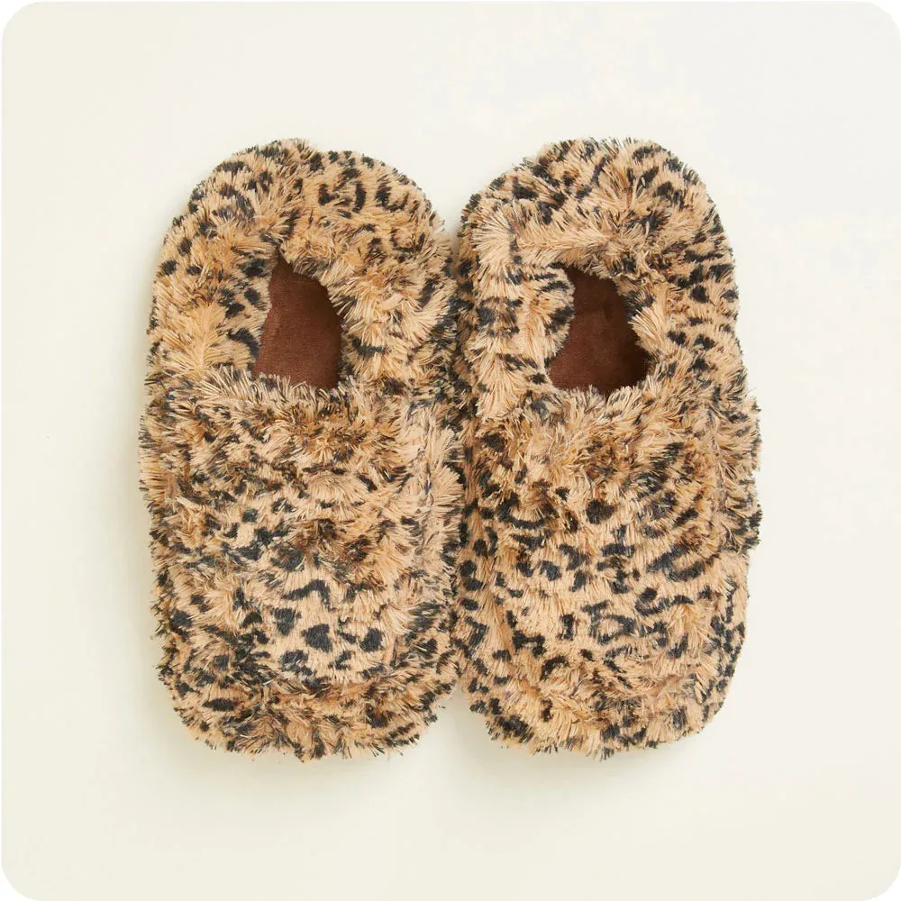 Warmies - Slippers - Tawny Leopard