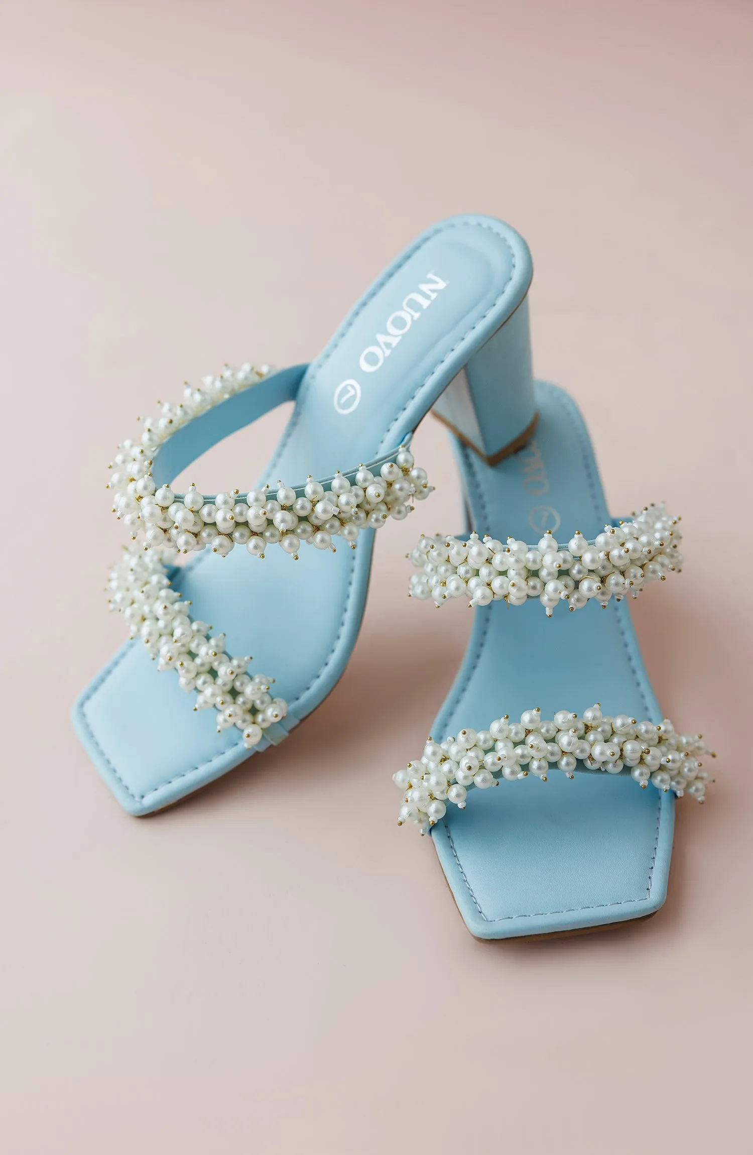 Women Slippers -  Flat Sandals - BLUE (WAFF24S-1003)