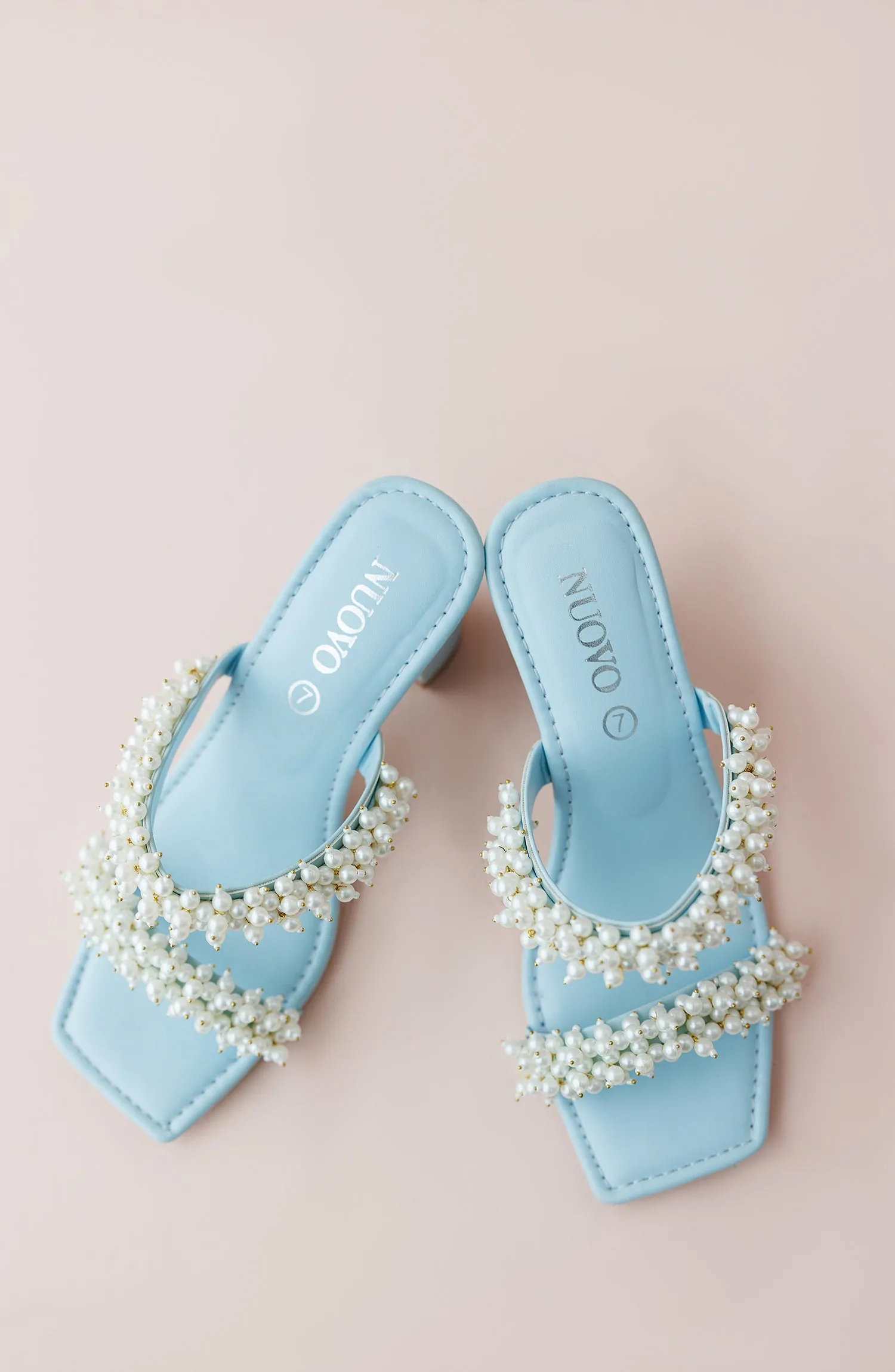 Women Slippers -  Flat Sandals - BLUE (WAFF24S-1003)