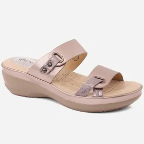 Women" IRMA" Two Strap Comfort Slippers