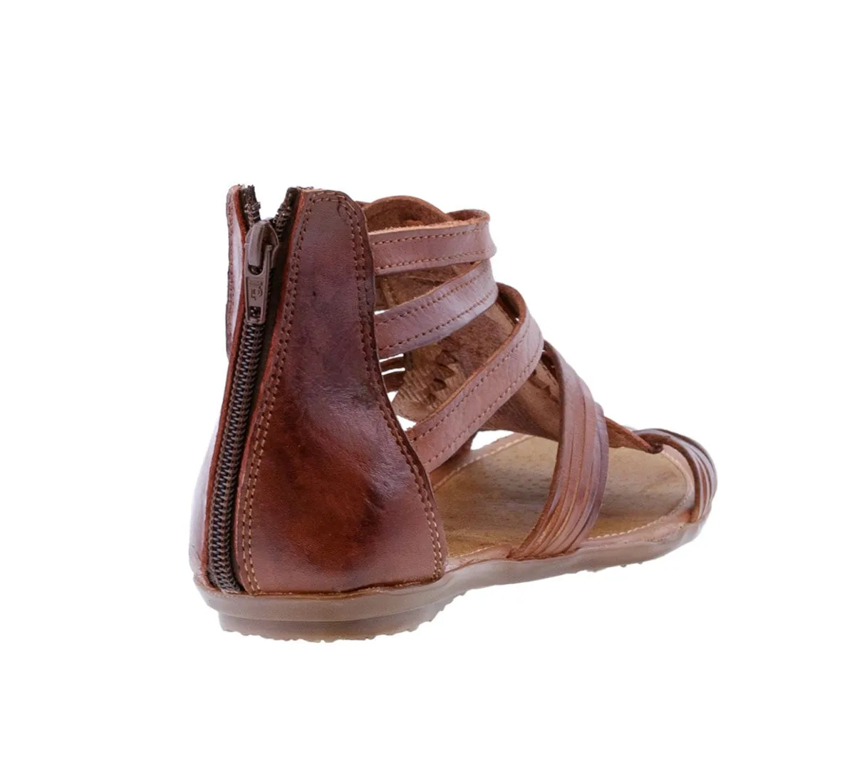 Womens Authentic Huaraches Real Leather Sandals Cognac - #235