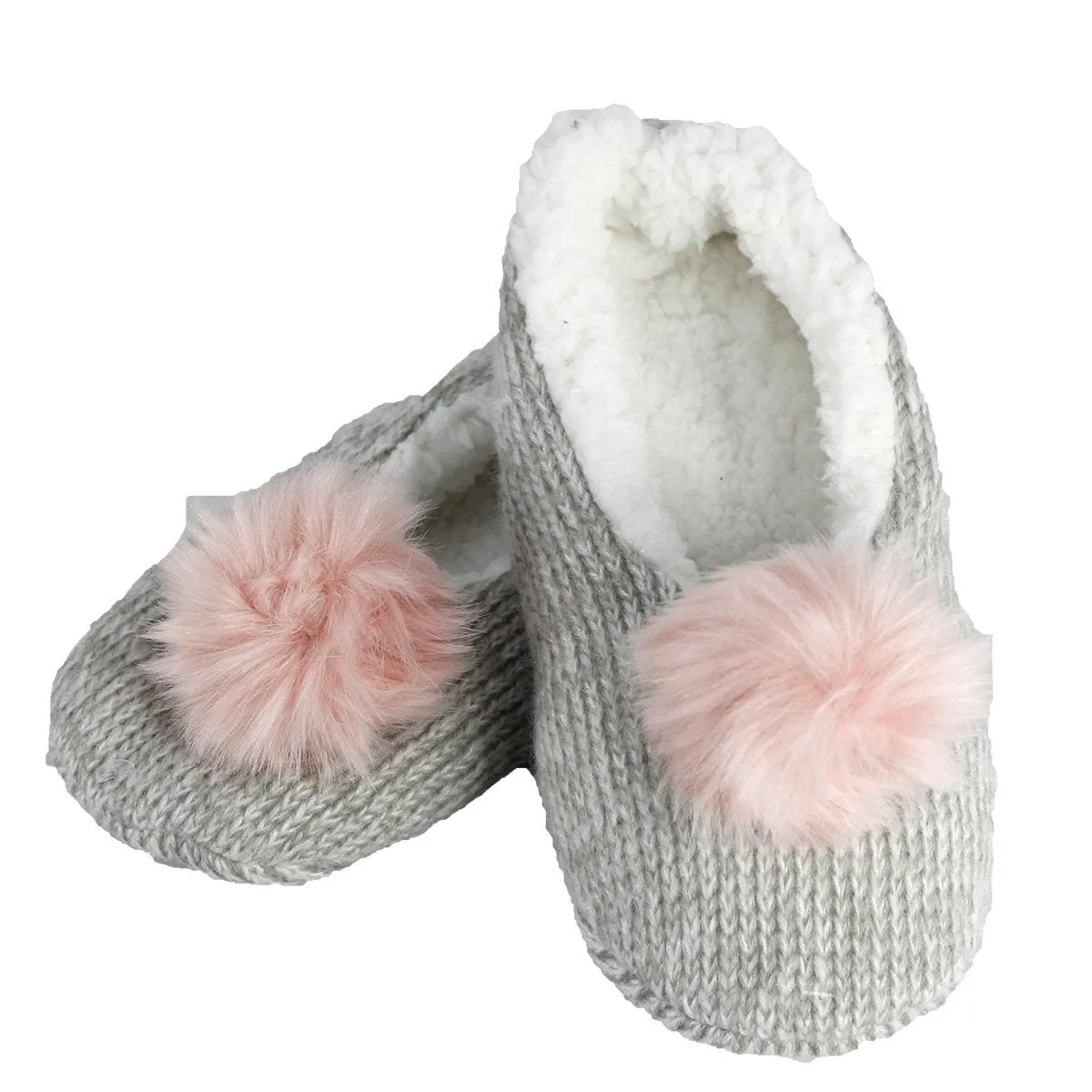 Women's Sleepyz Slippers with Large Poms